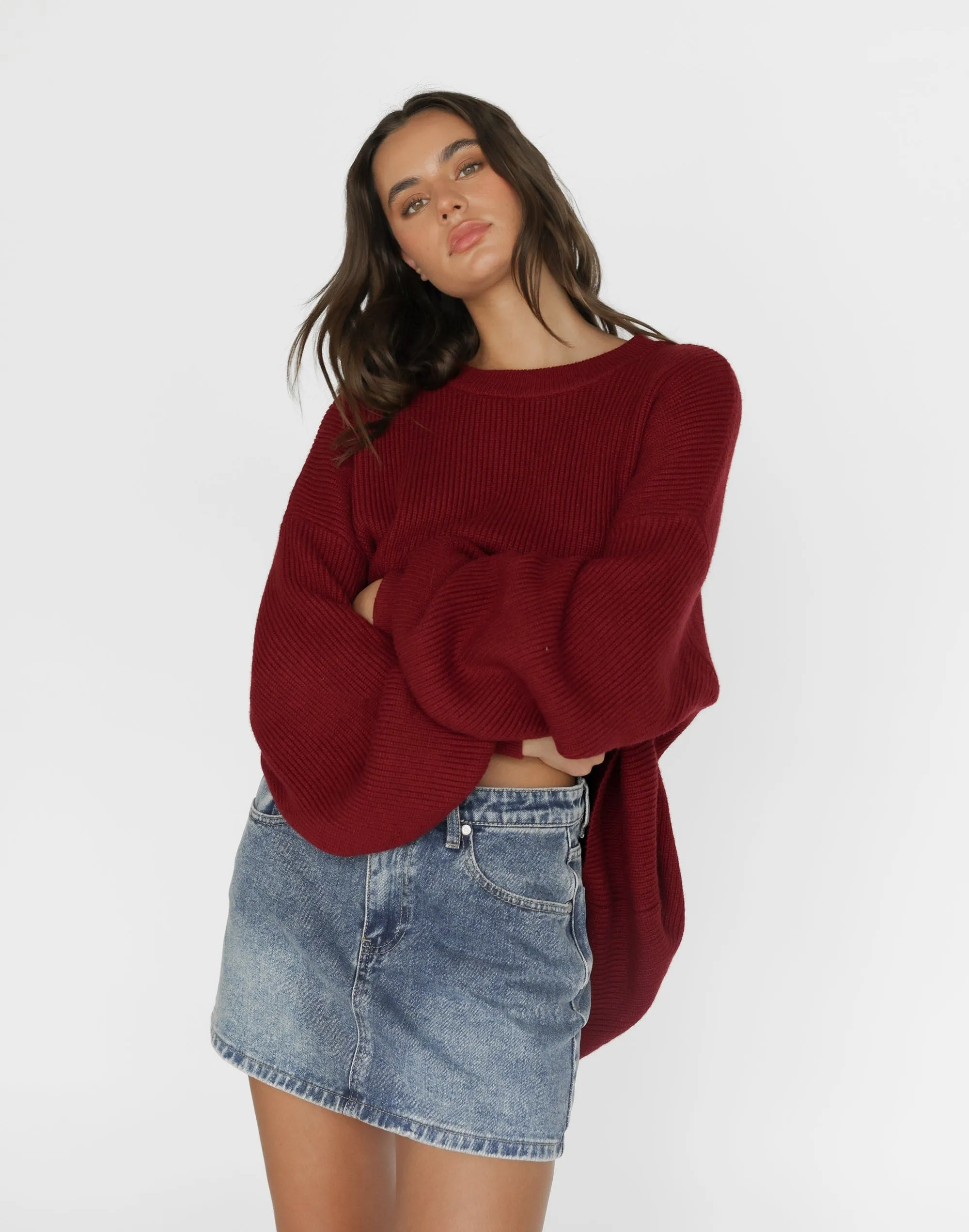 Riri Denim Mini Skirt (Faded) sold by Charcoal Clothing product image thumbnail 4