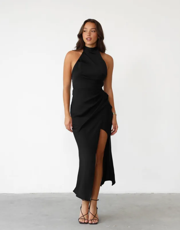 Flor Maxi Dress (Black) sold by Charcoal Clothing