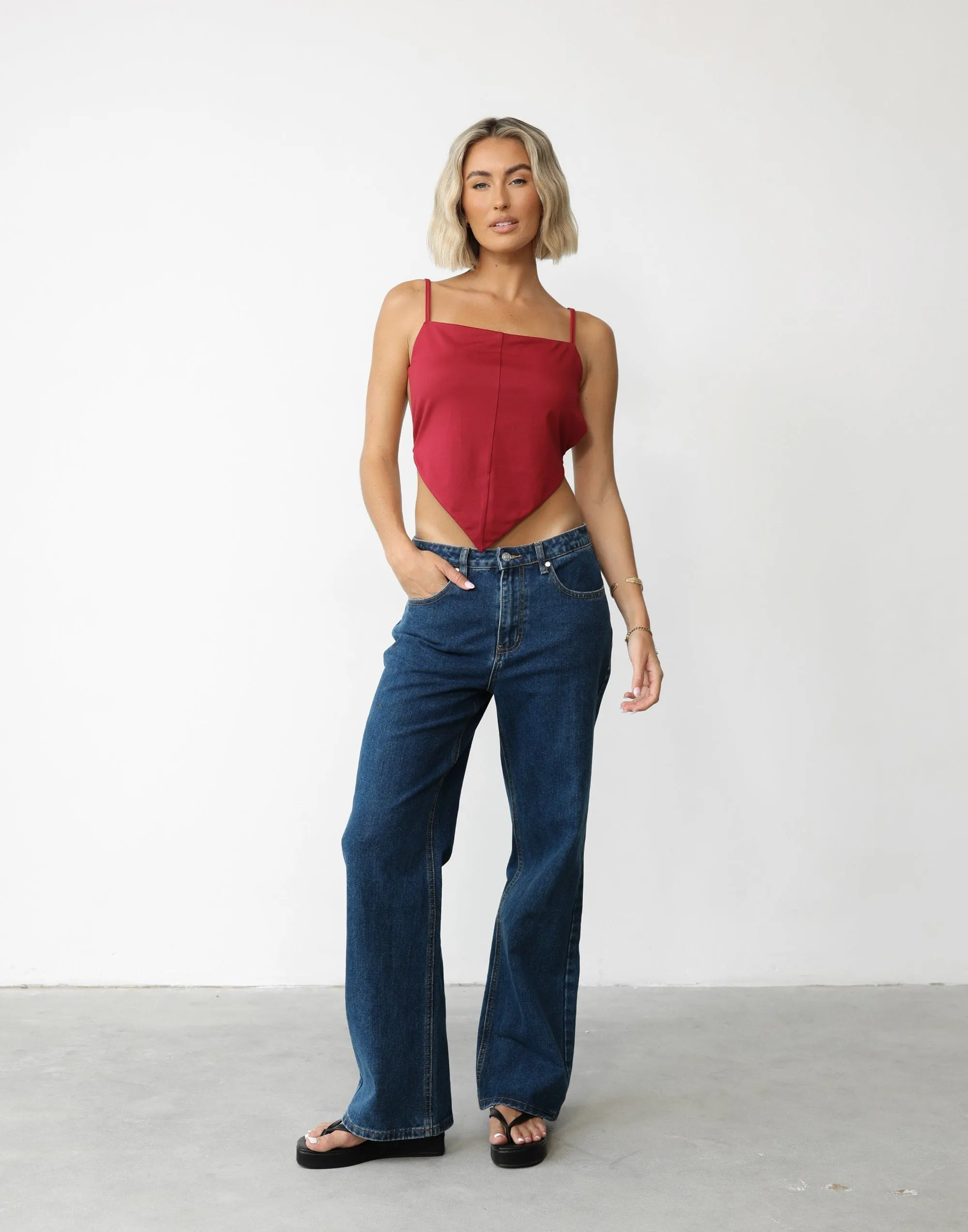 Amalia Top (Cherry) sold by Charcoal Clothing product image thumbnail 4