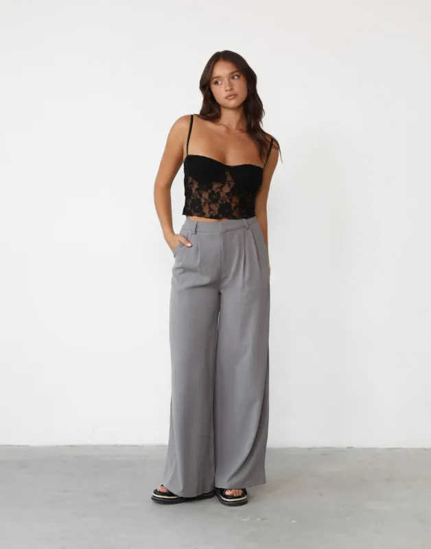 Adrienne Top (Black) sold by Charcoal Clothing