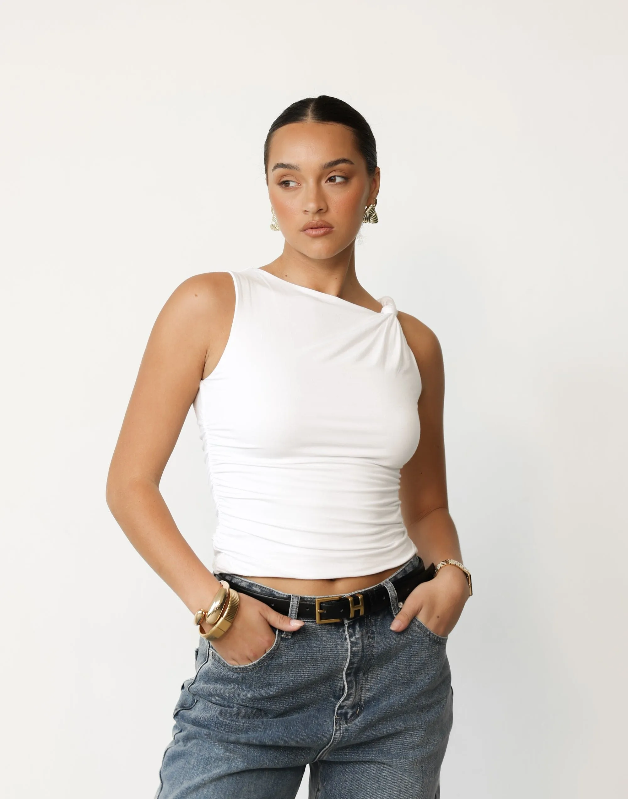 Sahana Top (White) sold by Charcoal Clothing