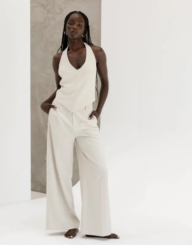 Grace Pants (Oat) sold by Charcoal Clothing