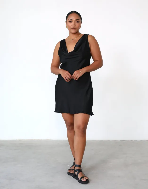 Imogen Mini Dress (Black) sold by Charcoal Clothing