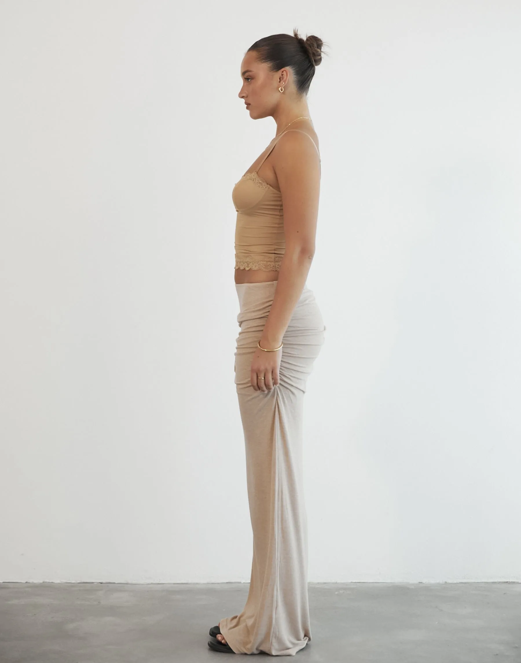 Almost Famous Maxi Skirt (Taupe) - By Lioness sold by Charcoal Clothing product image thumbnail 5