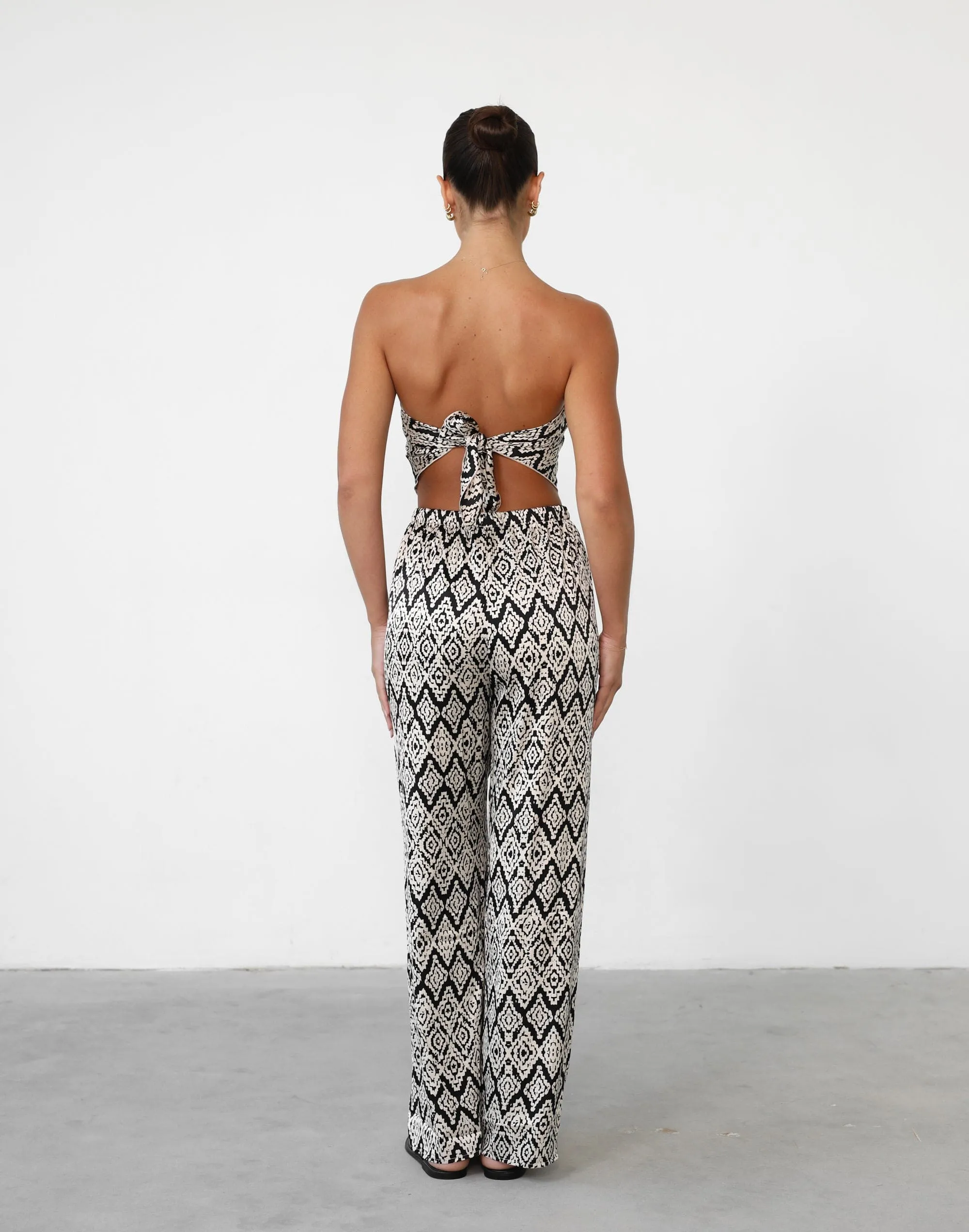 Jahmilla Pants (Beige Print) sold by Charcoal Clothing product image thumbnail 3