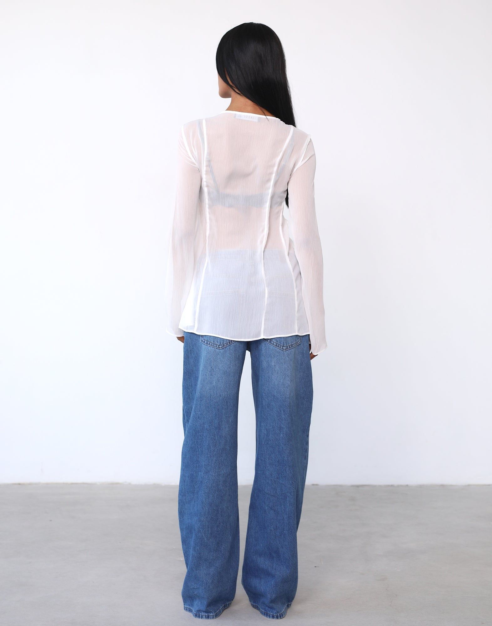 Barely There Tie Top (Porcelain) - By Lioness sold by Charcoal Clothing product image thumbnail 4