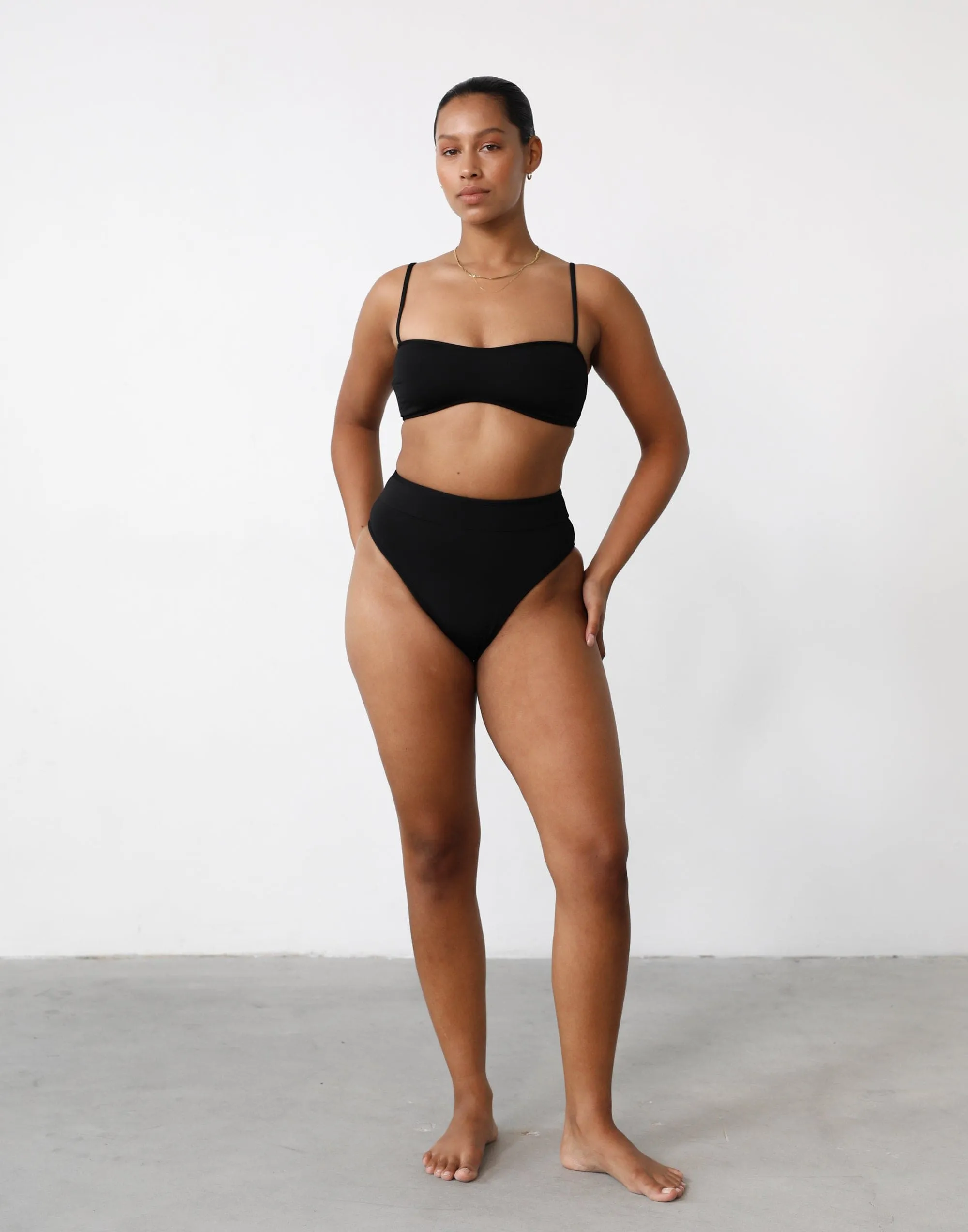 On Board Bikini Bottoms (Black/White) sold by Charcoal Clothing product image thumbnail 3