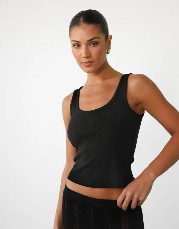 Laia Top (Black) sold by Charcoal Clothing