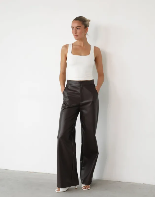 Raven Pants (Chocolate) sold by Charcoal Clothing