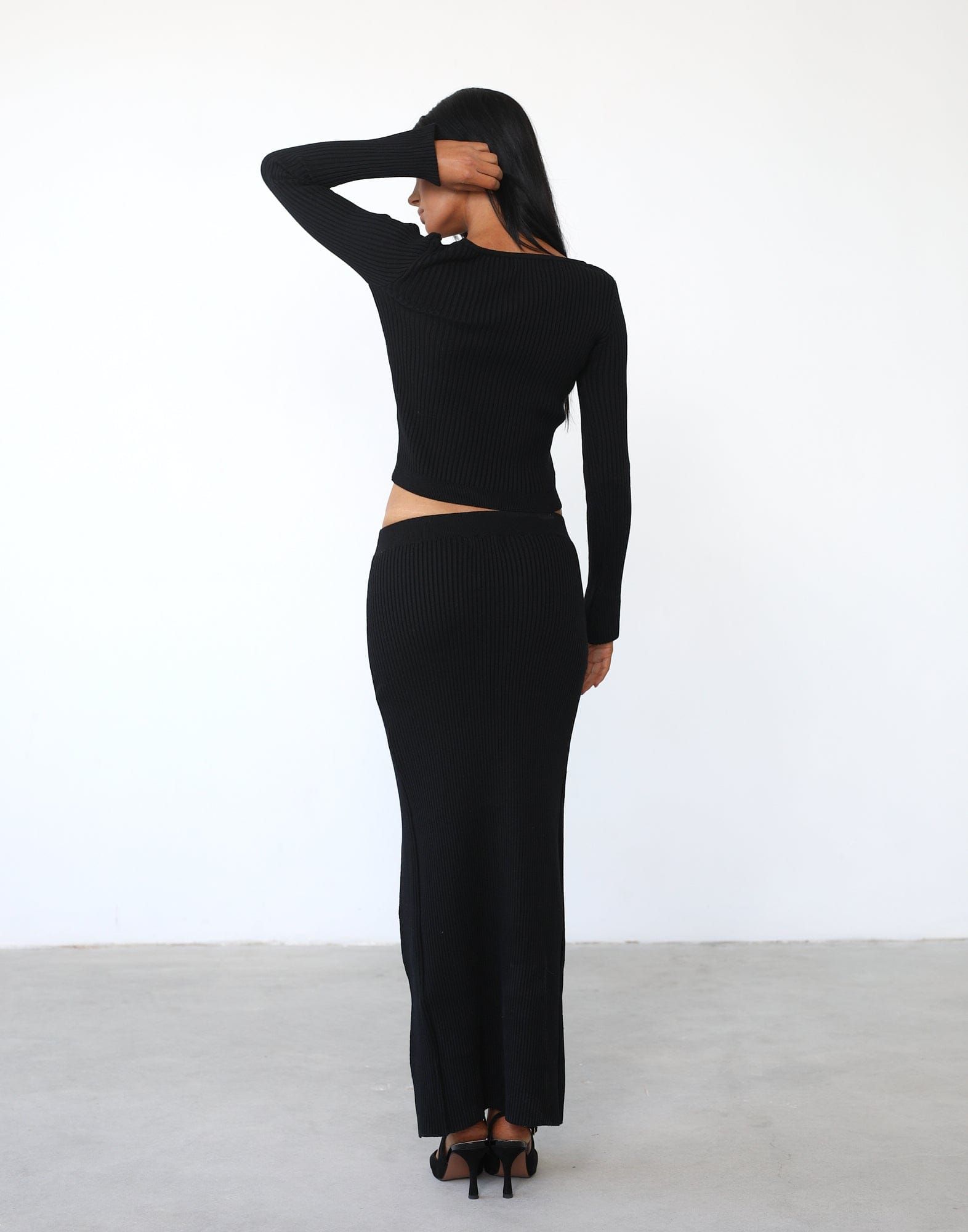 Esmie Long Sleeve Top (Black) sold by Charcoal Clothing product image thumbnail 4