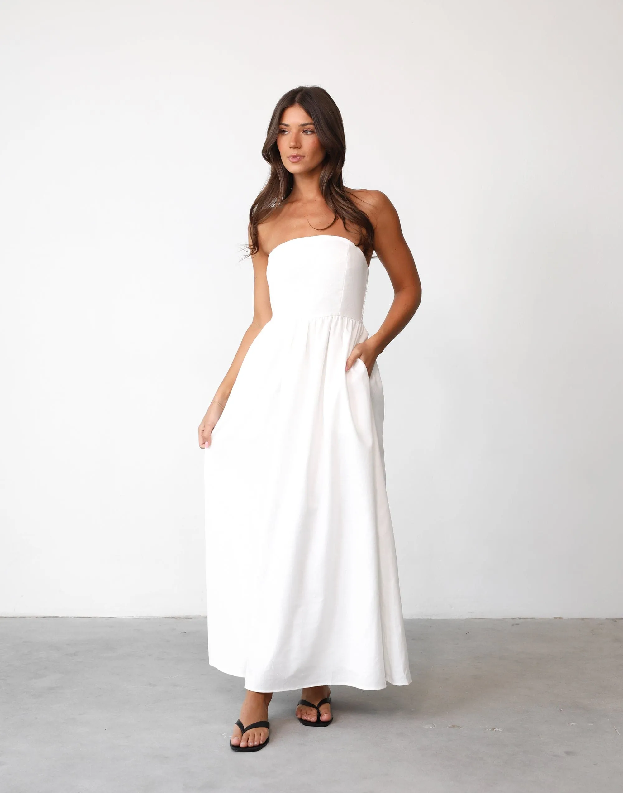 Lilith Maxi Dress (White) sold by Charcoal Clothing product image thumbnail 2