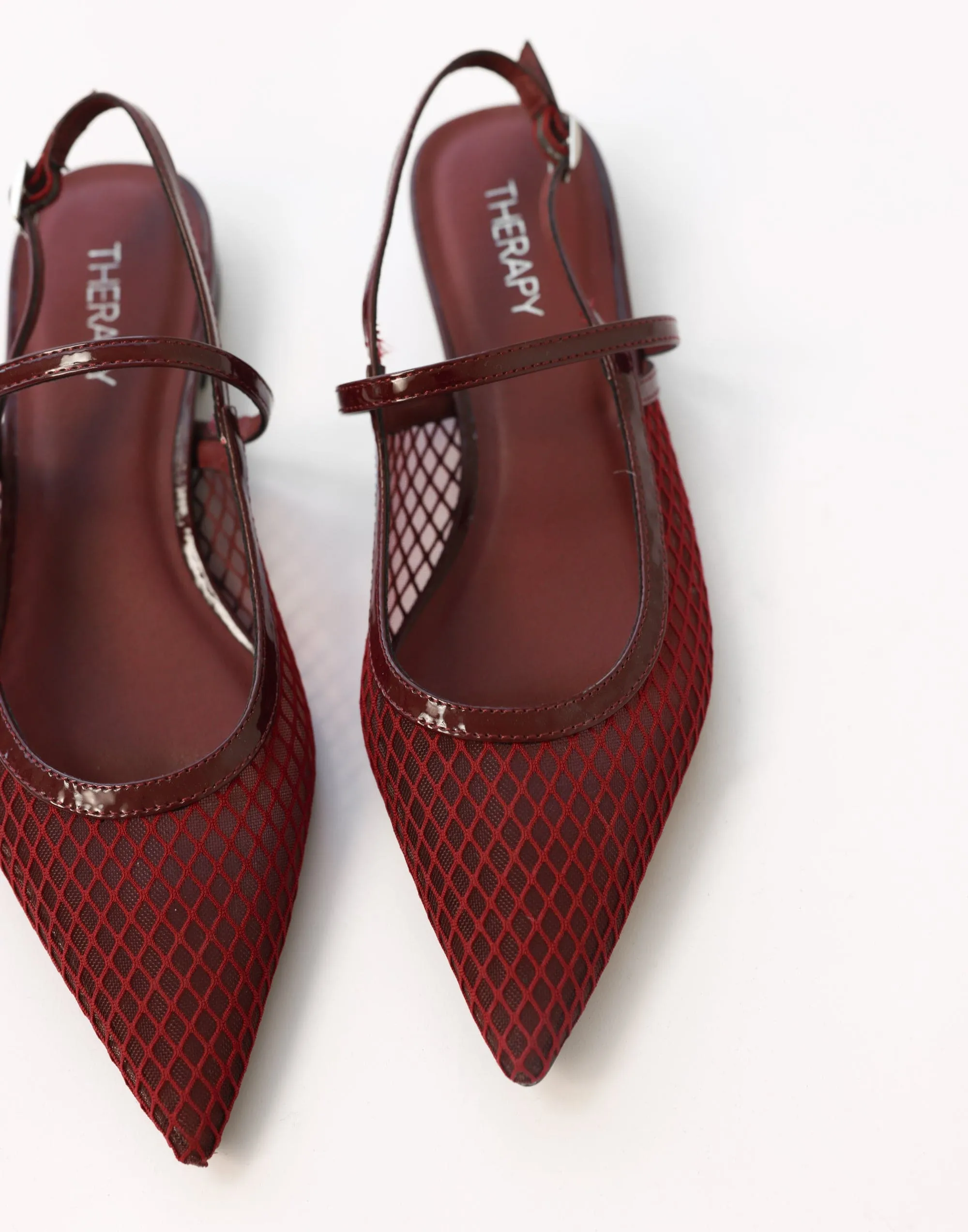 Lourdes Ballet Flat (Cherry Patent) - By Therapy sold by Charcoal Clothing product image thumbnail 3