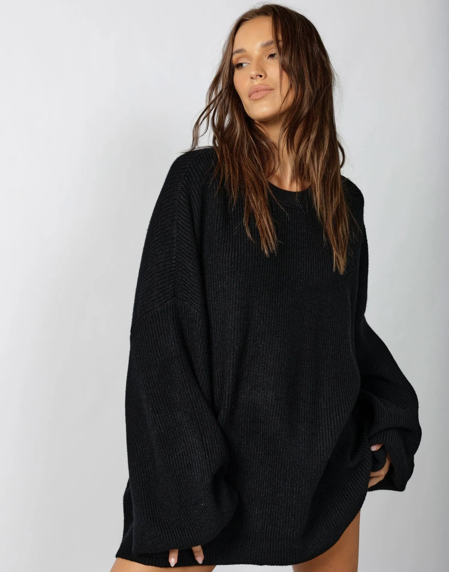 Cody Oversized Jumper (Black) sold by Charcoal Clothing product image thumbnail 5