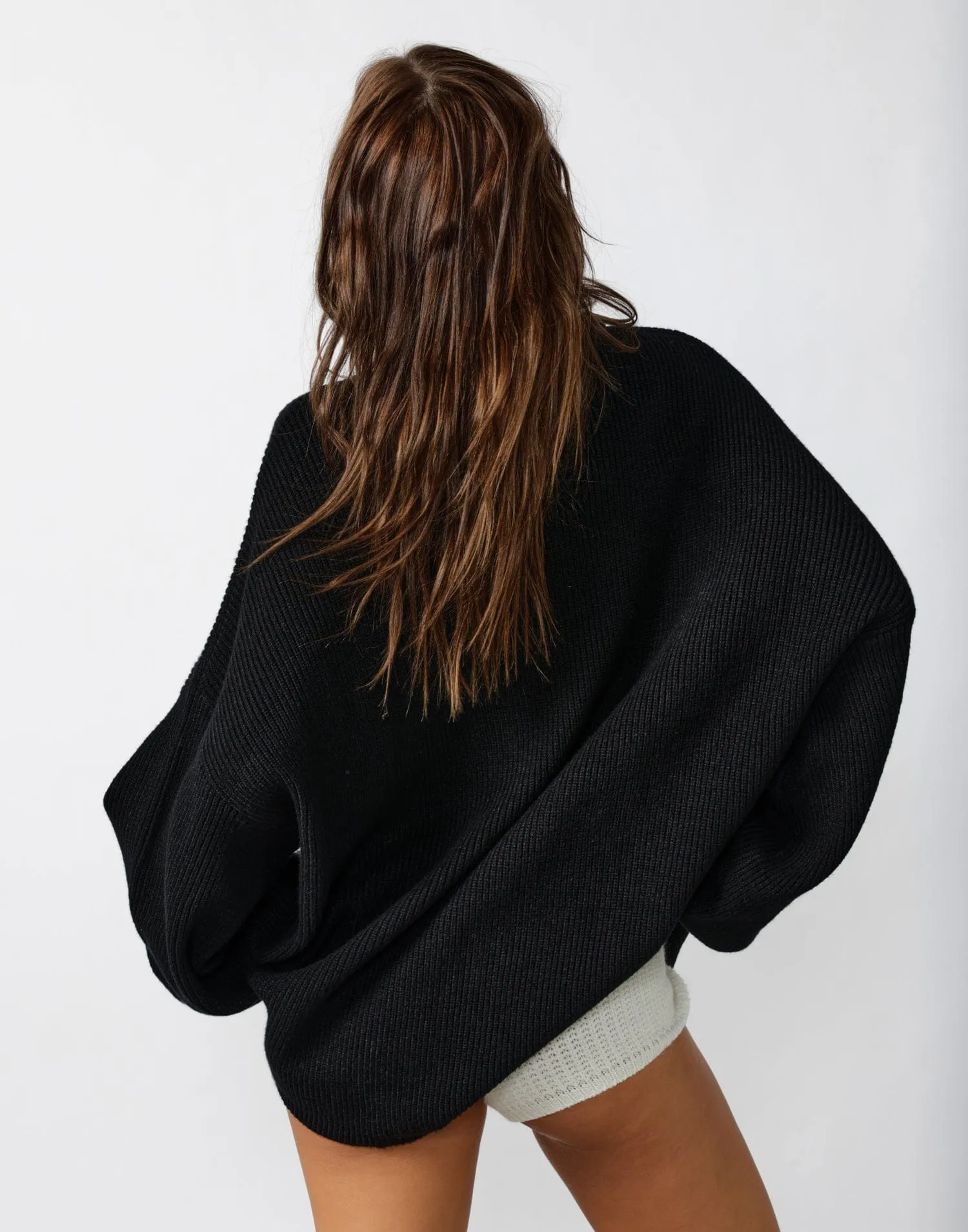 Cody Oversized Jumper (Black) sold by Charcoal Clothing product image thumbnail 4