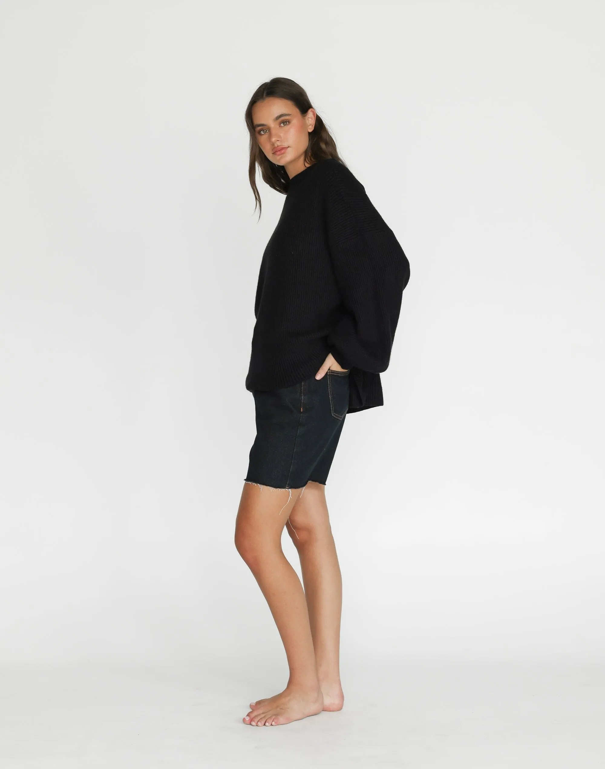 Cody Oversized Jumper (Black) sold by Charcoal Clothing product image thumbnail 3