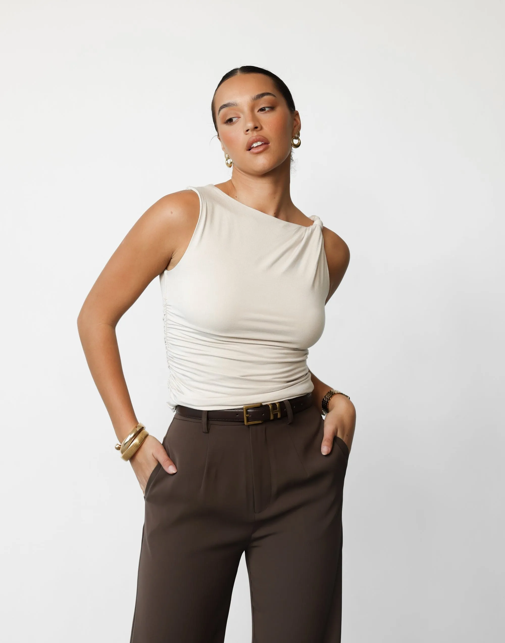 Sahana Top (Vintage Stone) sold by Charcoal Clothing product image thumbnail 2