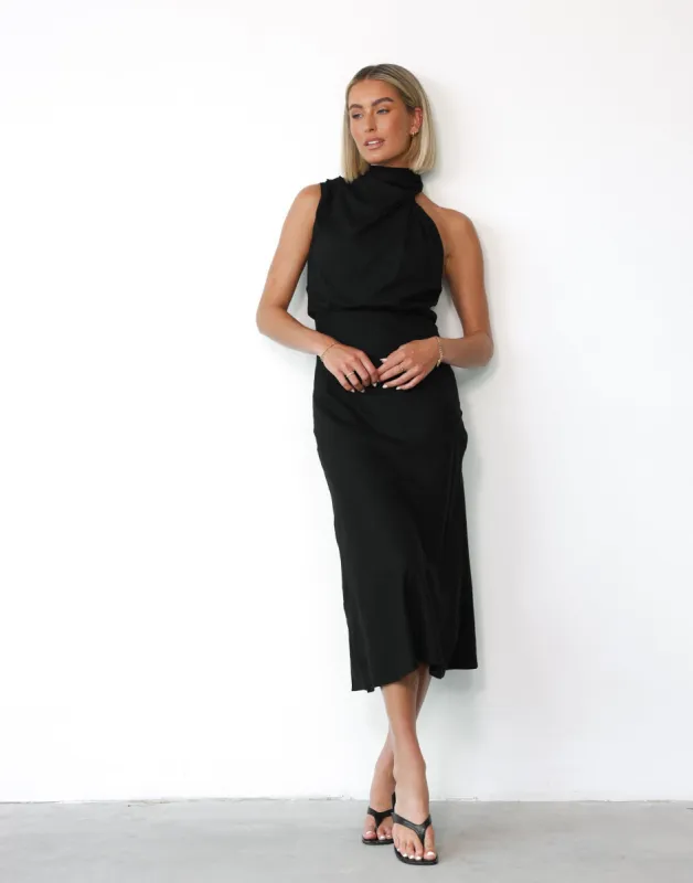 Seraphina Maxi Dress (Black) sold by Charcoal Clothing