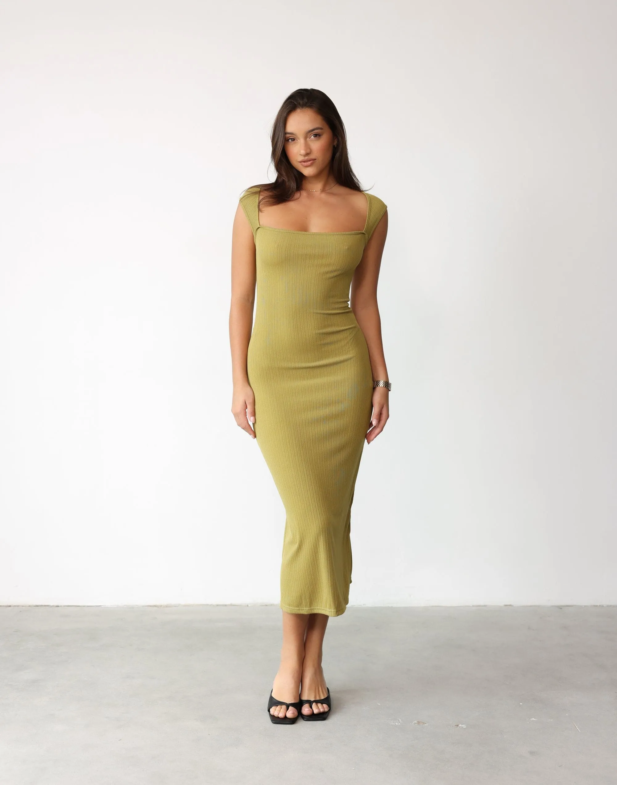 Avi Maxi Dress (Khaki) sold by Charcoal Clothing product image thumbnail 4