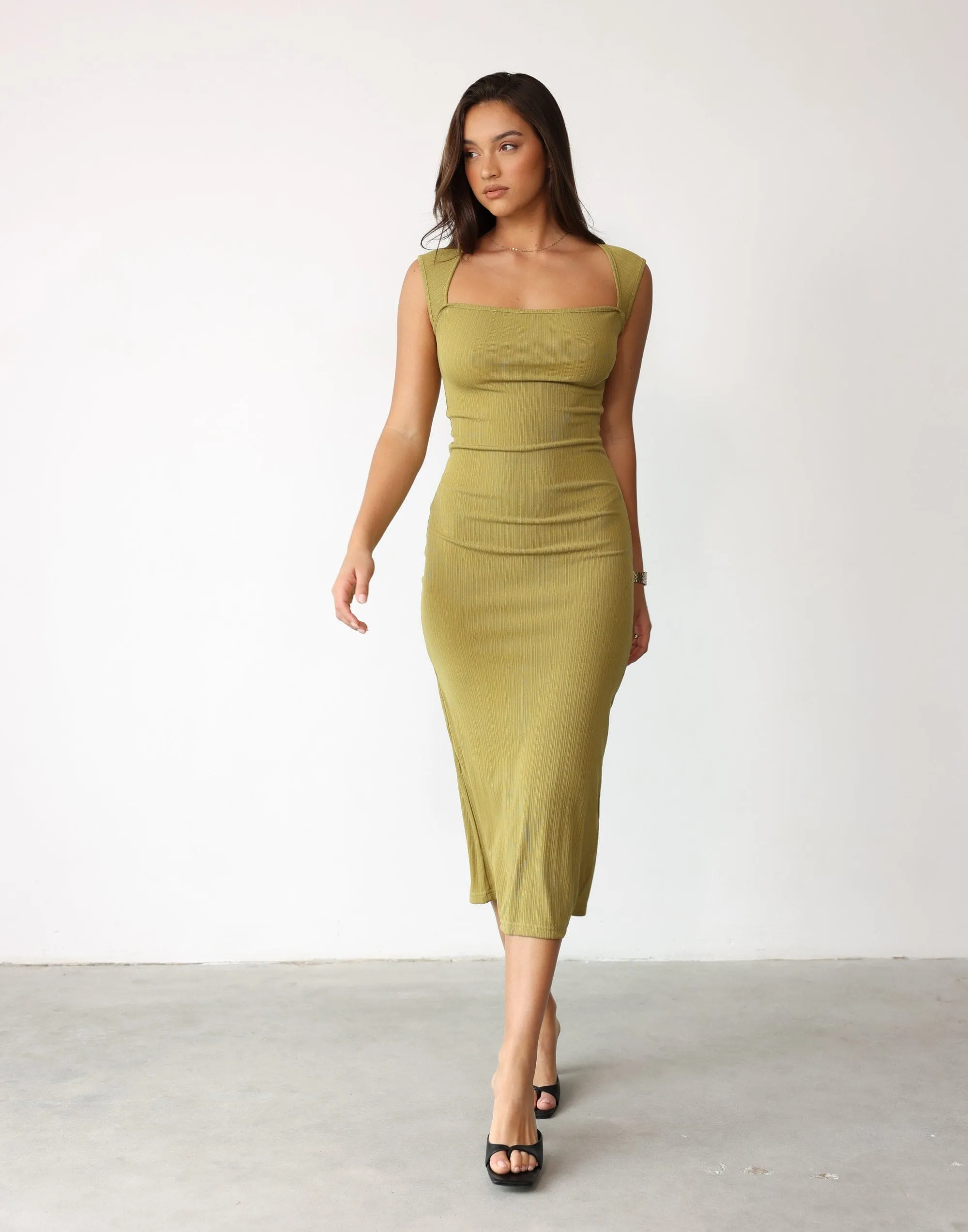 Avi Maxi Dress (Khaki) sold by Charcoal Clothing product image thumbnail 3