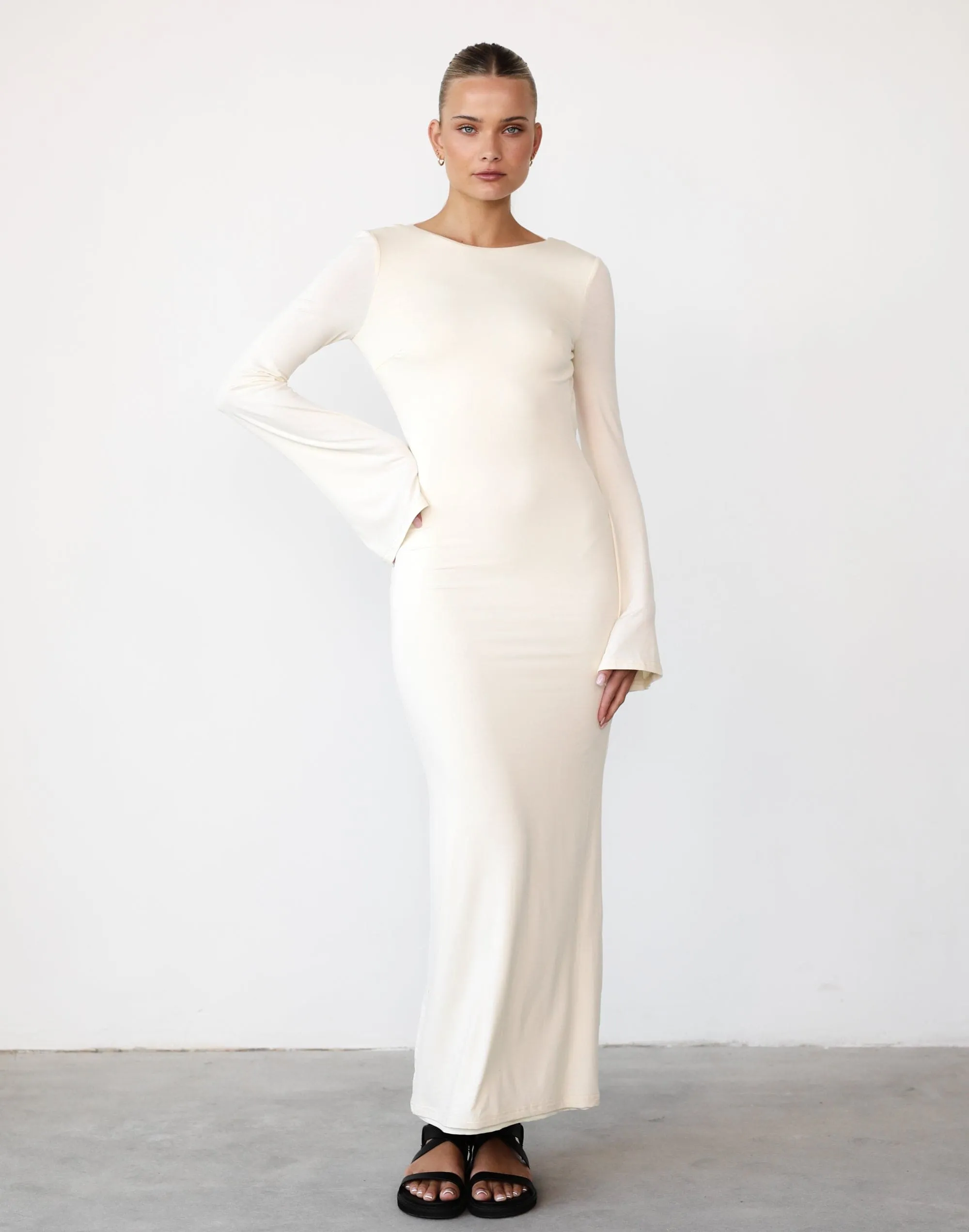 Carina Maxi Dress (Cream) sold by Charcoal Clothing product image thumbnail 4