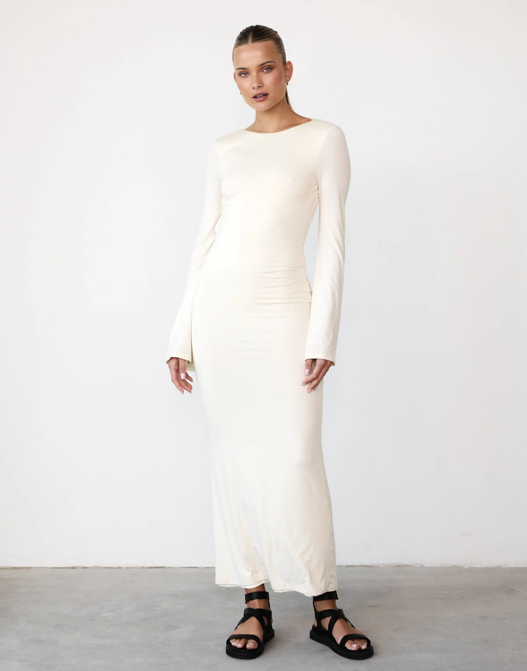 Carina Maxi Dress (Cream) sold by Charcoal Clothing product image thumbnail 2