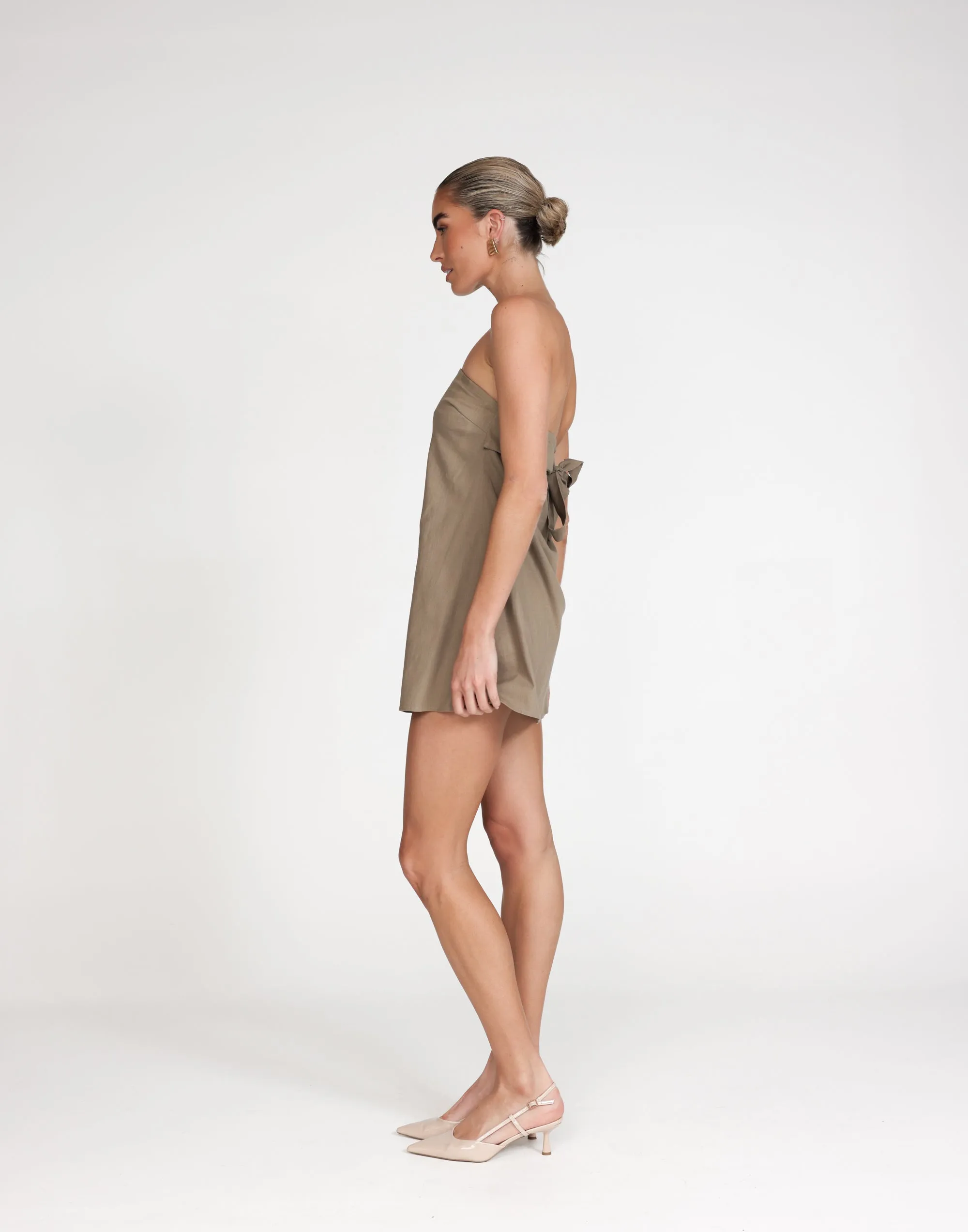 Hati Mini Dress (Mushroom) sold by Charcoal Clothing product image thumbnail 4