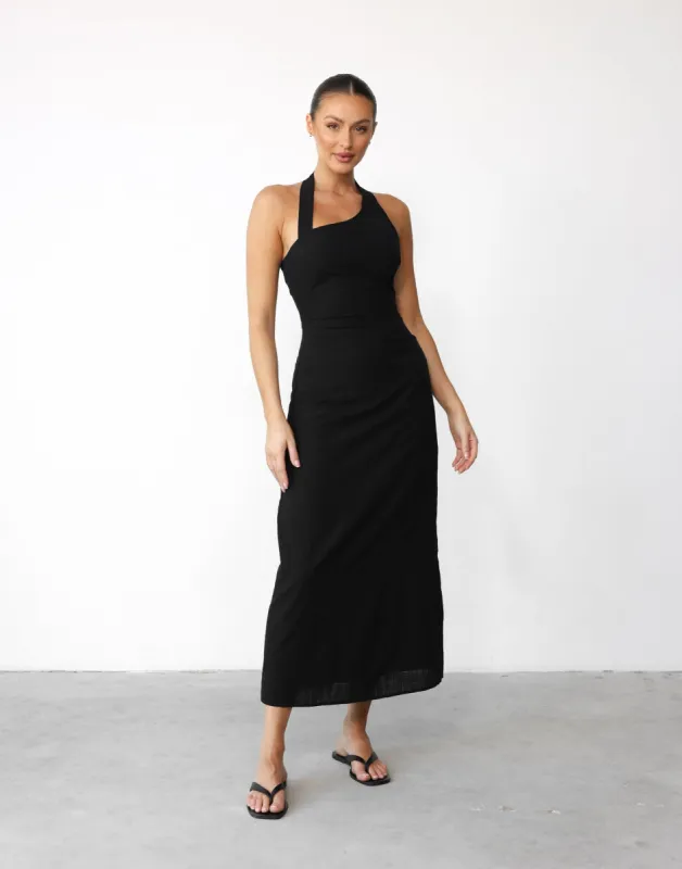 Nakia Maxi Dress (Black) sold by Charcoal Clothing