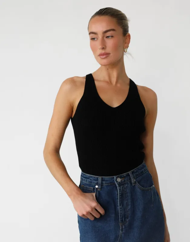 Cloe Top (Black) sold by Charcoal Clothing