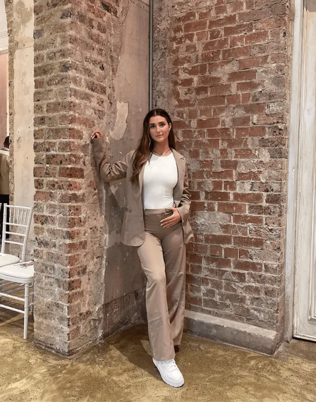 Xali Pants (Mushroom) sold by Charcoal Clothing