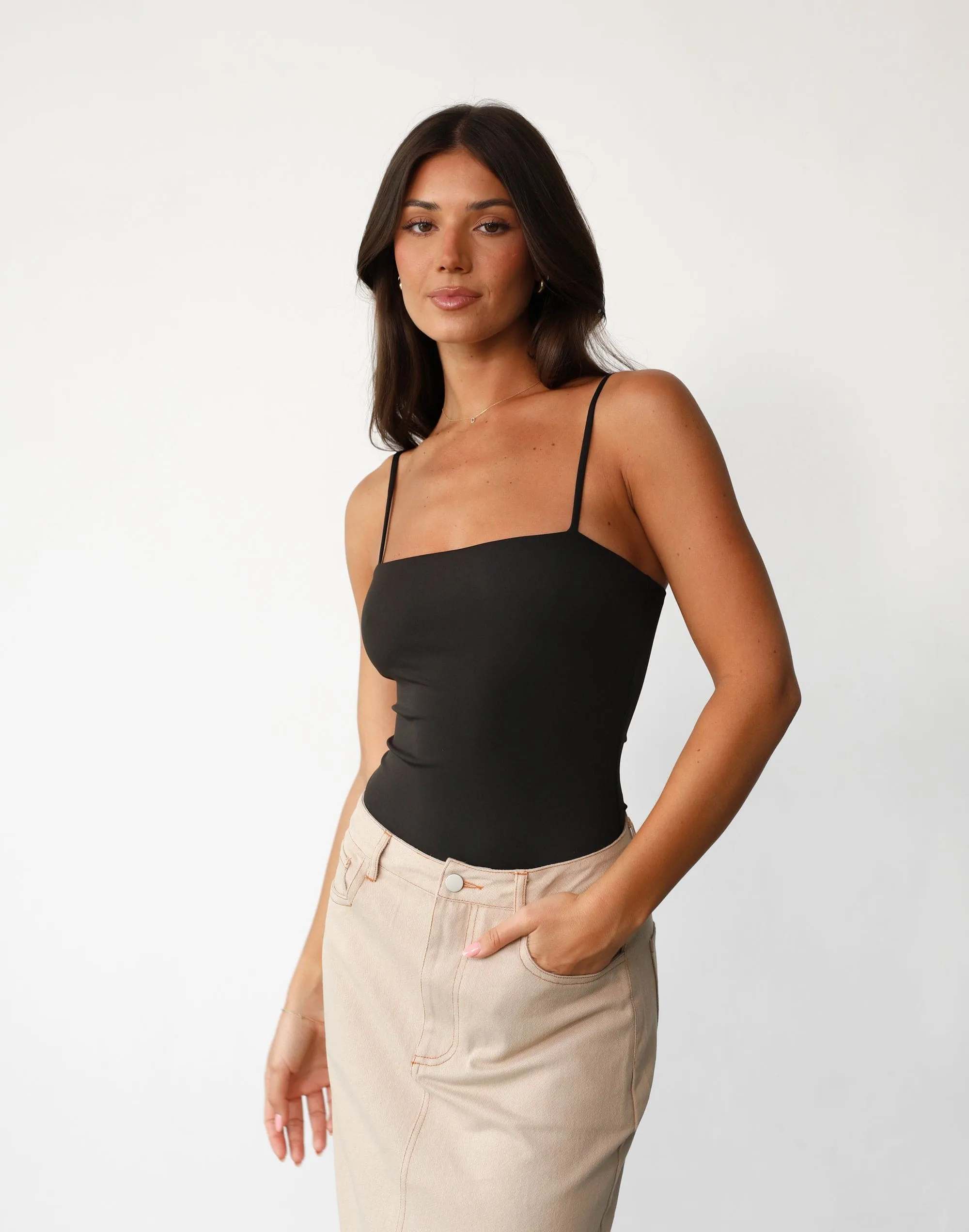 Kiara Bodysuit (Black) sold by Charcoal Clothing