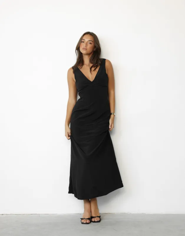 Arden Maxi Dress (Black) sold by Charcoal Clothing