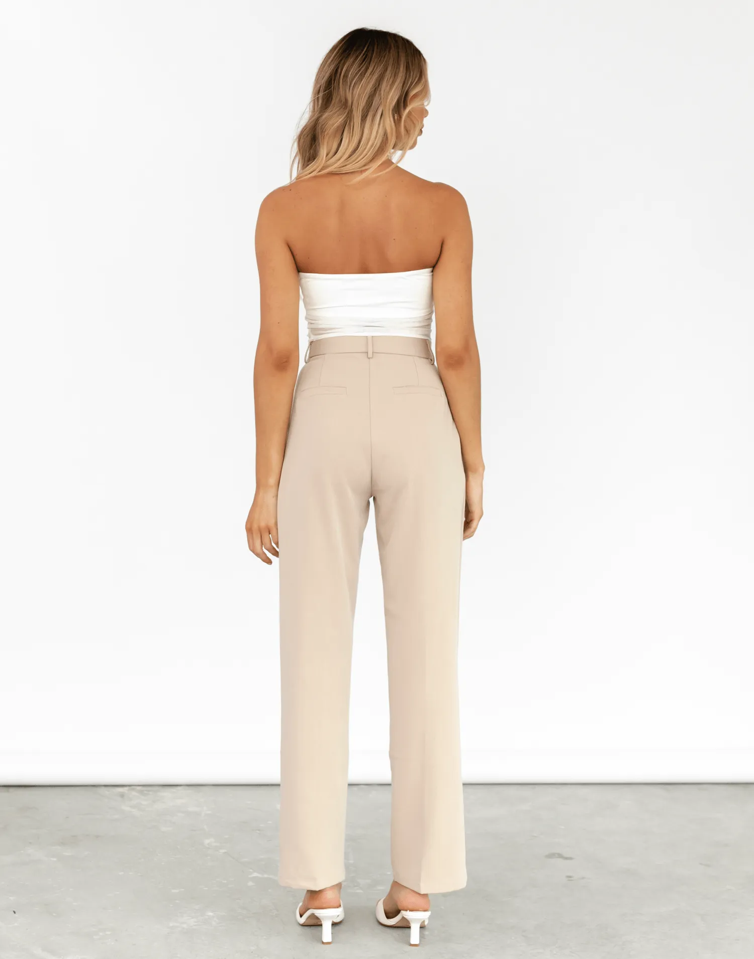 Shayla Pants (Beige) sold by Charcoal Clothing product image thumbnail 3