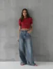 Lucian Top (Cherry) sold by Charcoal Clothing