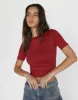 Lucian Top (Cherry) sold by Charcoal Clothing