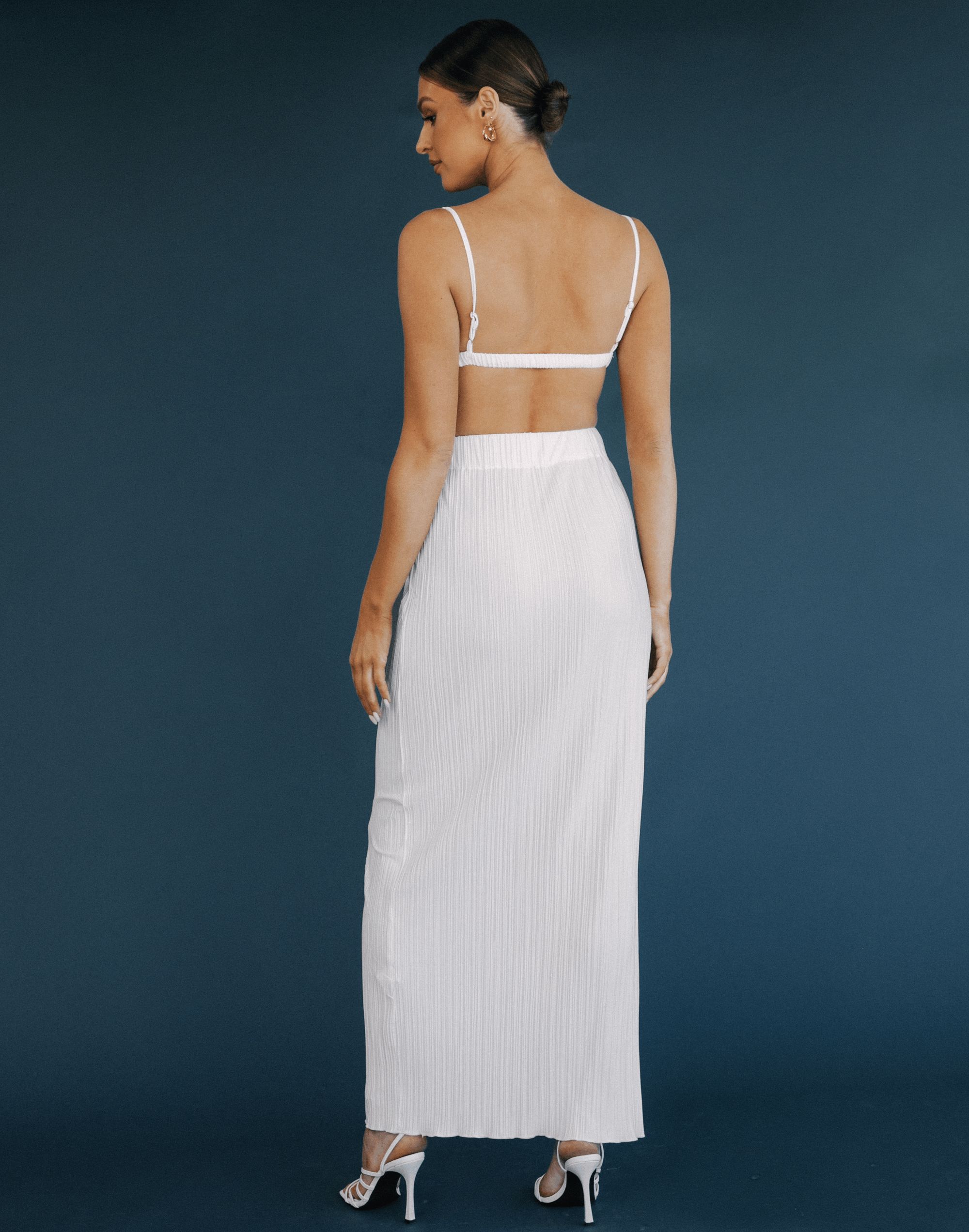 Vida Maxi Skirt (White) sold by Charcoal Clothing product image thumbnail 5