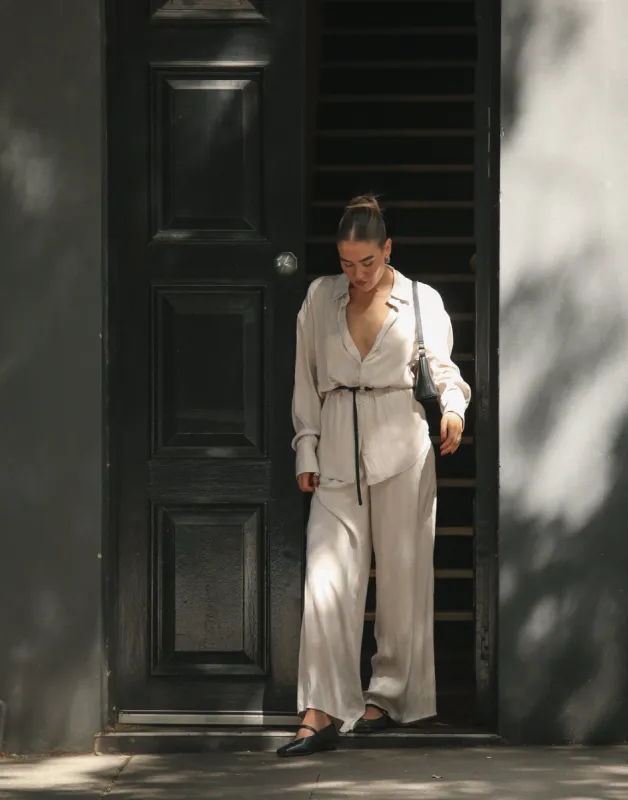 Aspen Pants (Oyster) sold by Charcoal Clothing