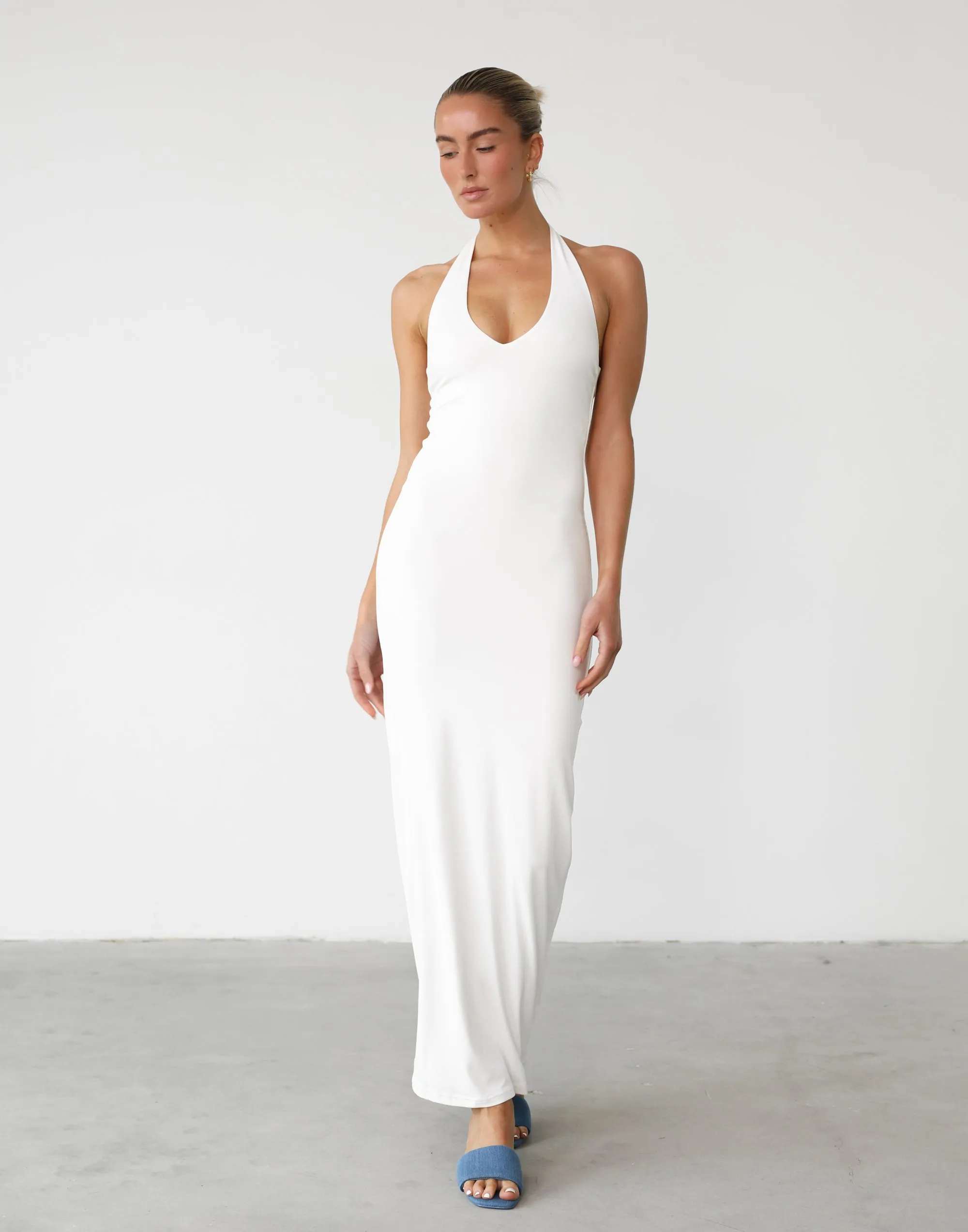 Veena Maxi Dress (White) sold by Charcoal Clothing