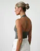Amira Bodysuit (Khaki) sold by Charcoal Clothing