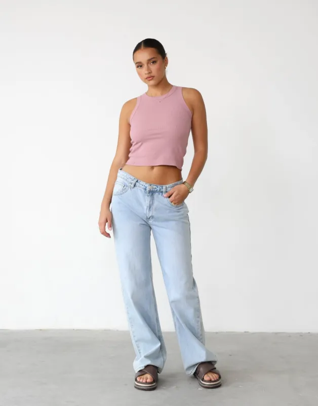 Cornell Tank Top (Mauve) sold by Charcoal Clothing