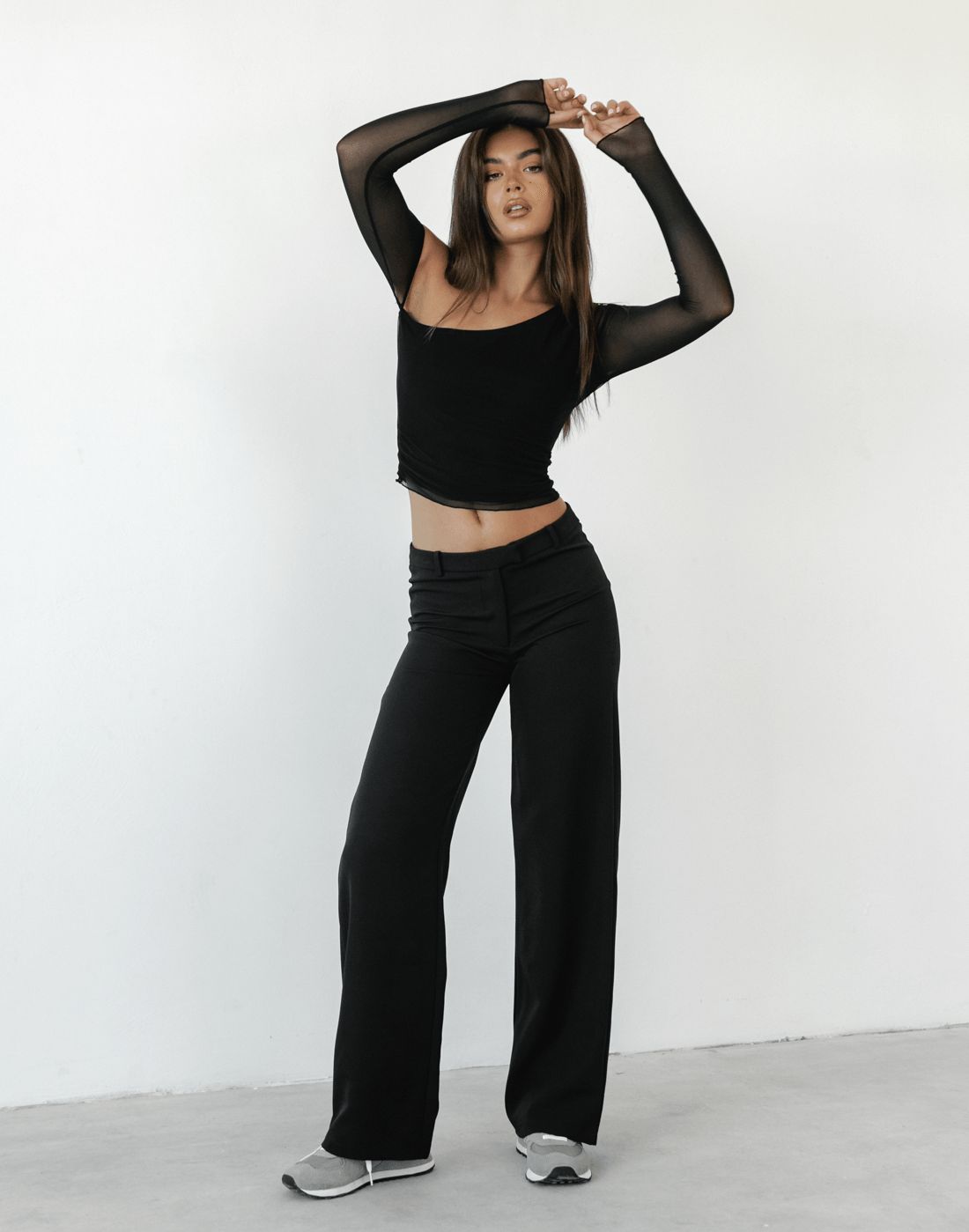 Ebony Long Sleeve Top (Black) sold by Charcoal Clothing product image thumbnail 2