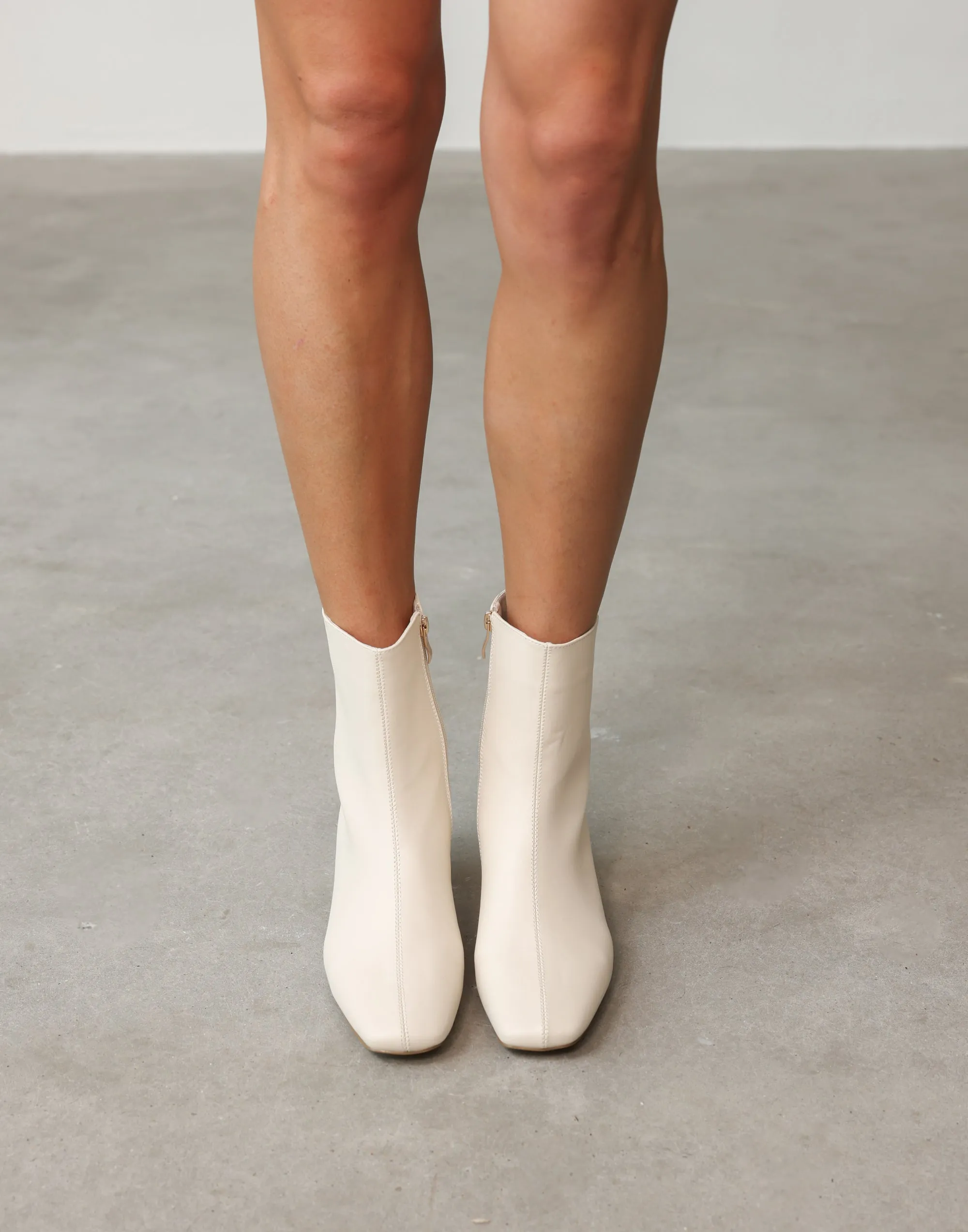 Christina Boots (Bone) - By Billini sold by Charcoal Clothing