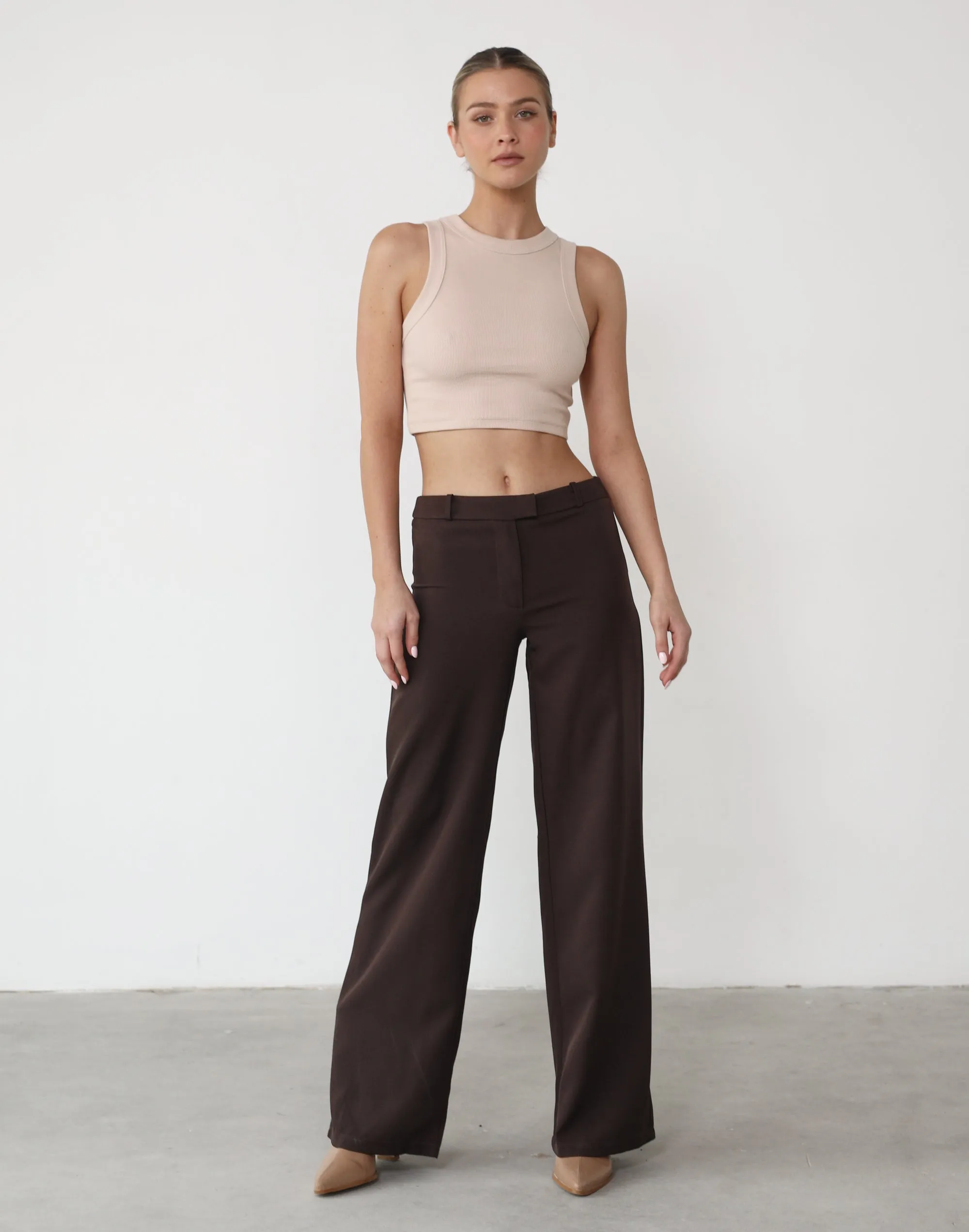 Kaia Rib Tank (Beige) sold by Charcoal Clothing product image thumbnail 2