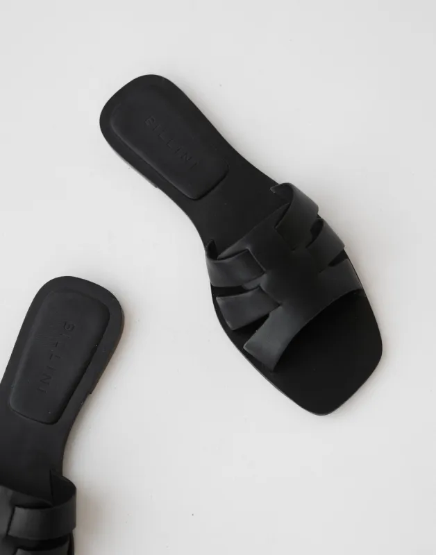 Ferna Slides (Black) - By Billini sold by Charcoal Clothing