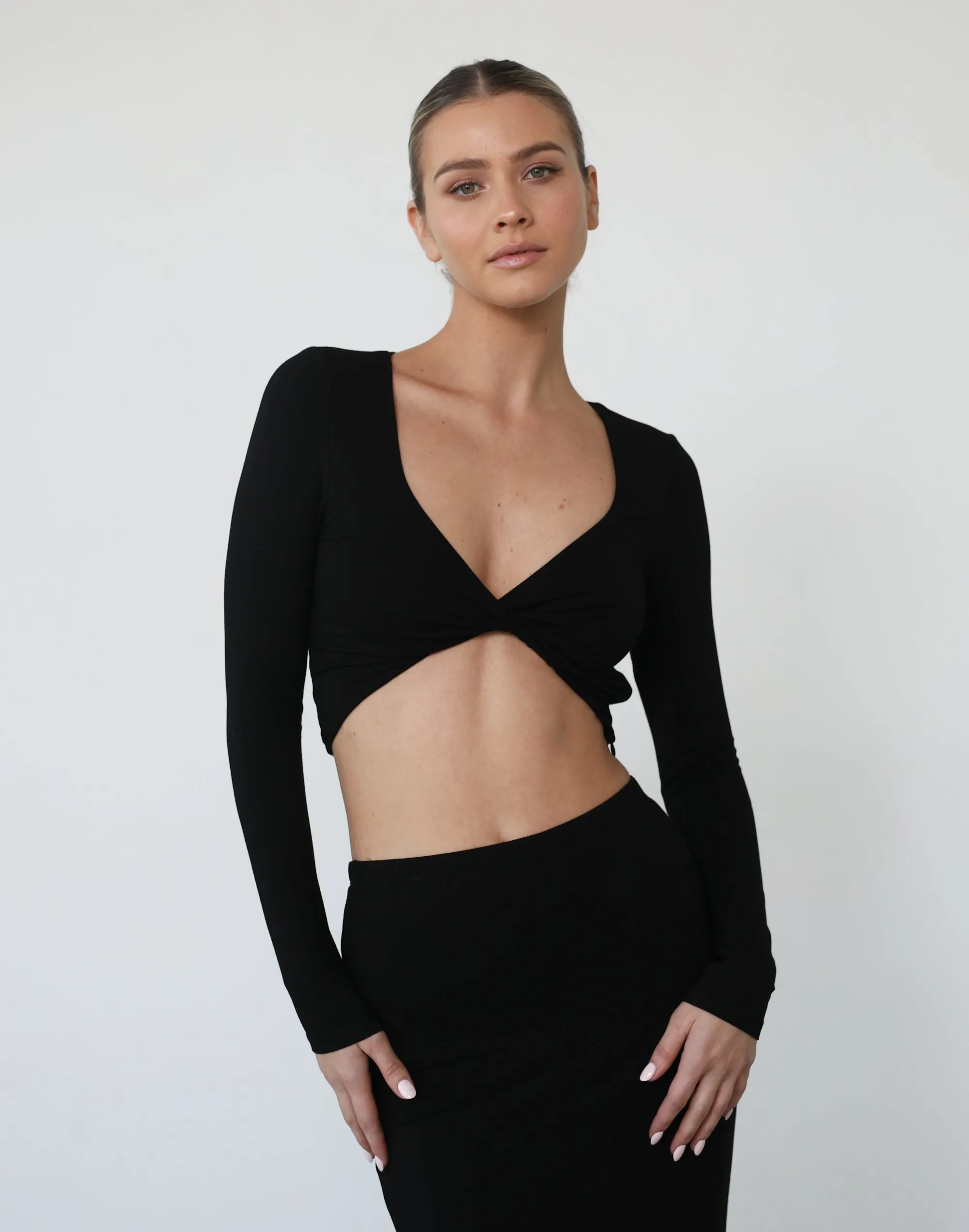 Clerisse Long Sleeve Top (Black) sold by Charcoal Clothing product image thumbnail 4