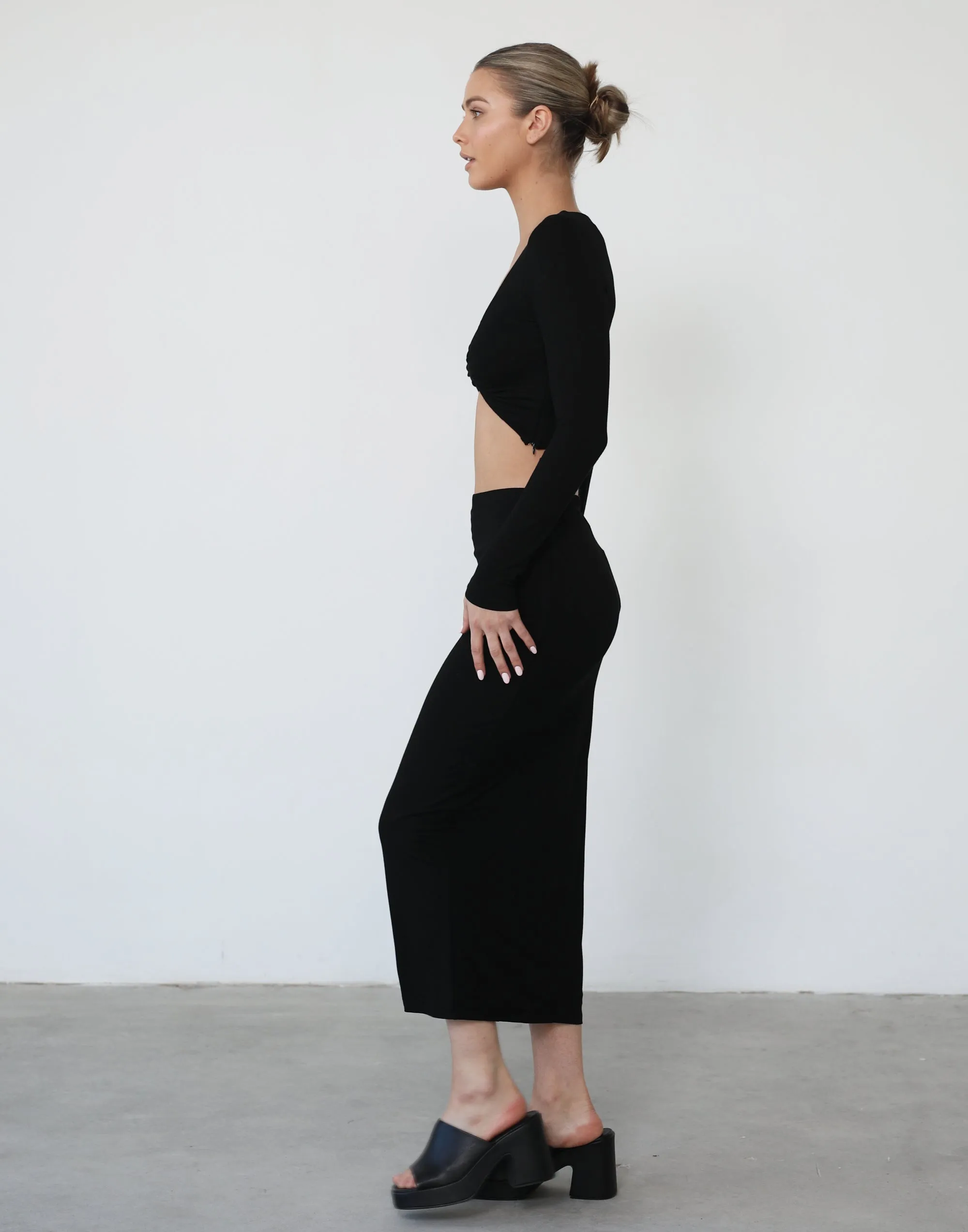 Clerisse Long Sleeve Top (Black) sold by Charcoal Clothing product image thumbnail 2
