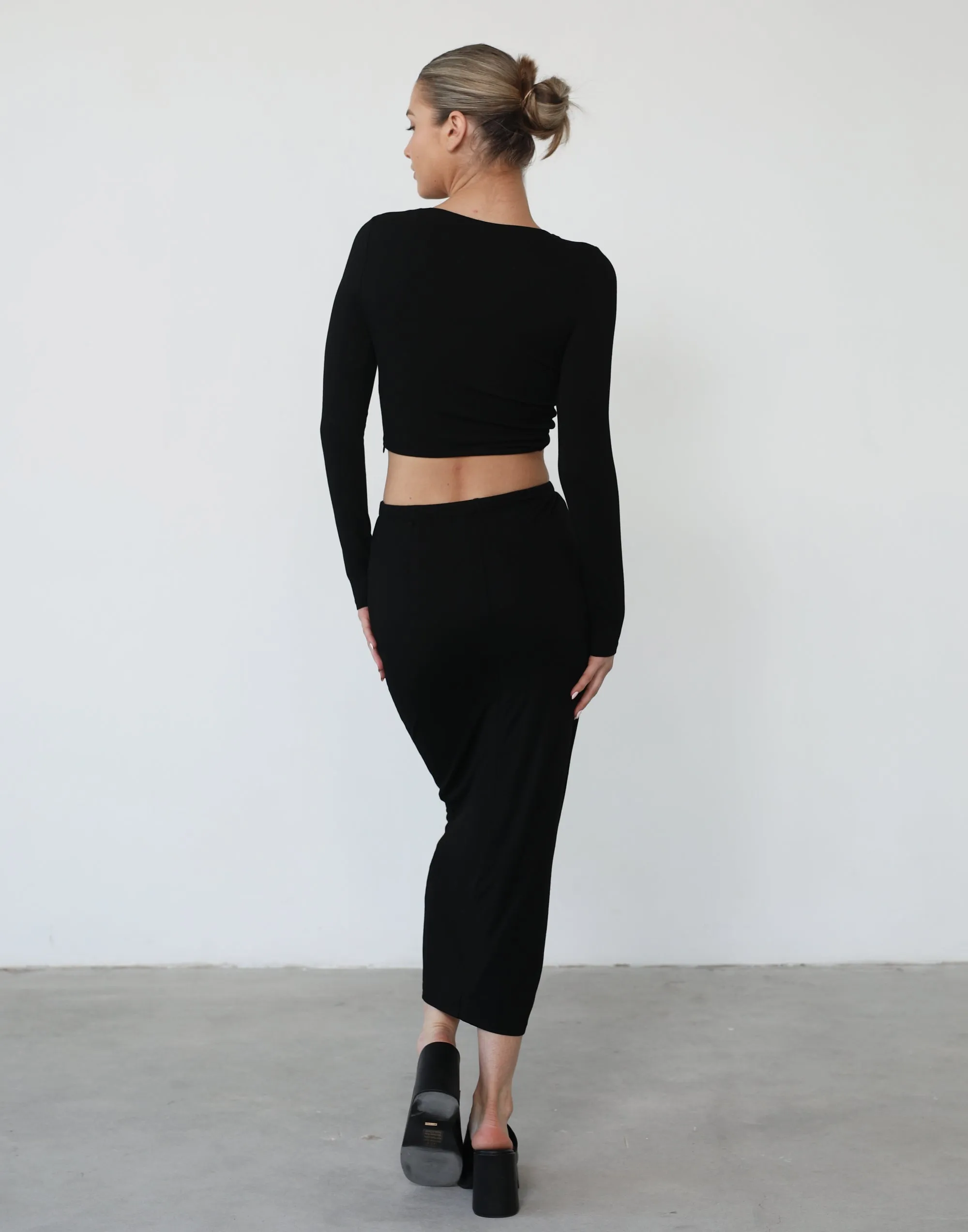 Clerisse Long Sleeve Top (Black) sold by Charcoal Clothing product image thumbnail 3