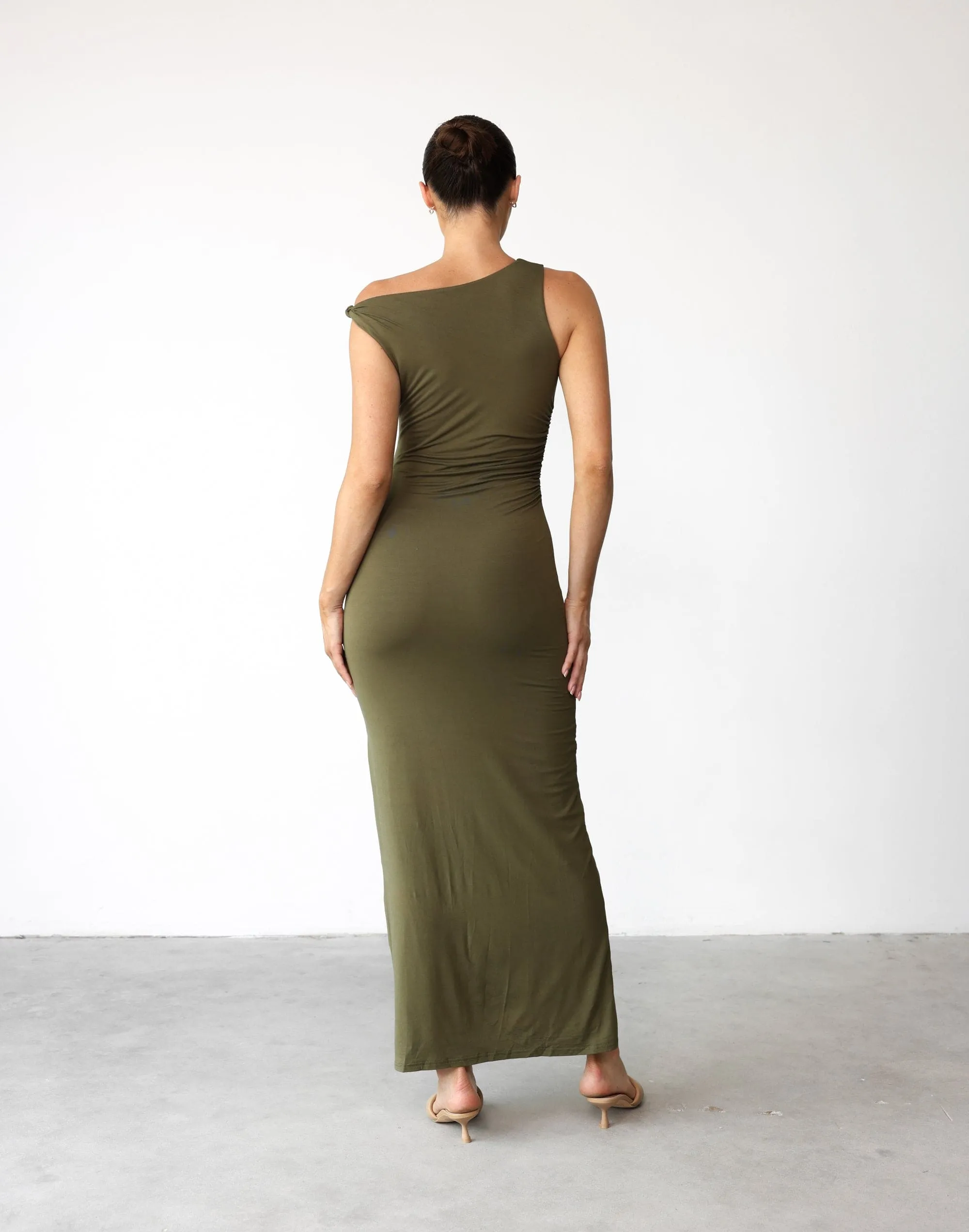 Sahana Maxi Dress (Khaki) sold by Charcoal Clothing product image thumbnail 4