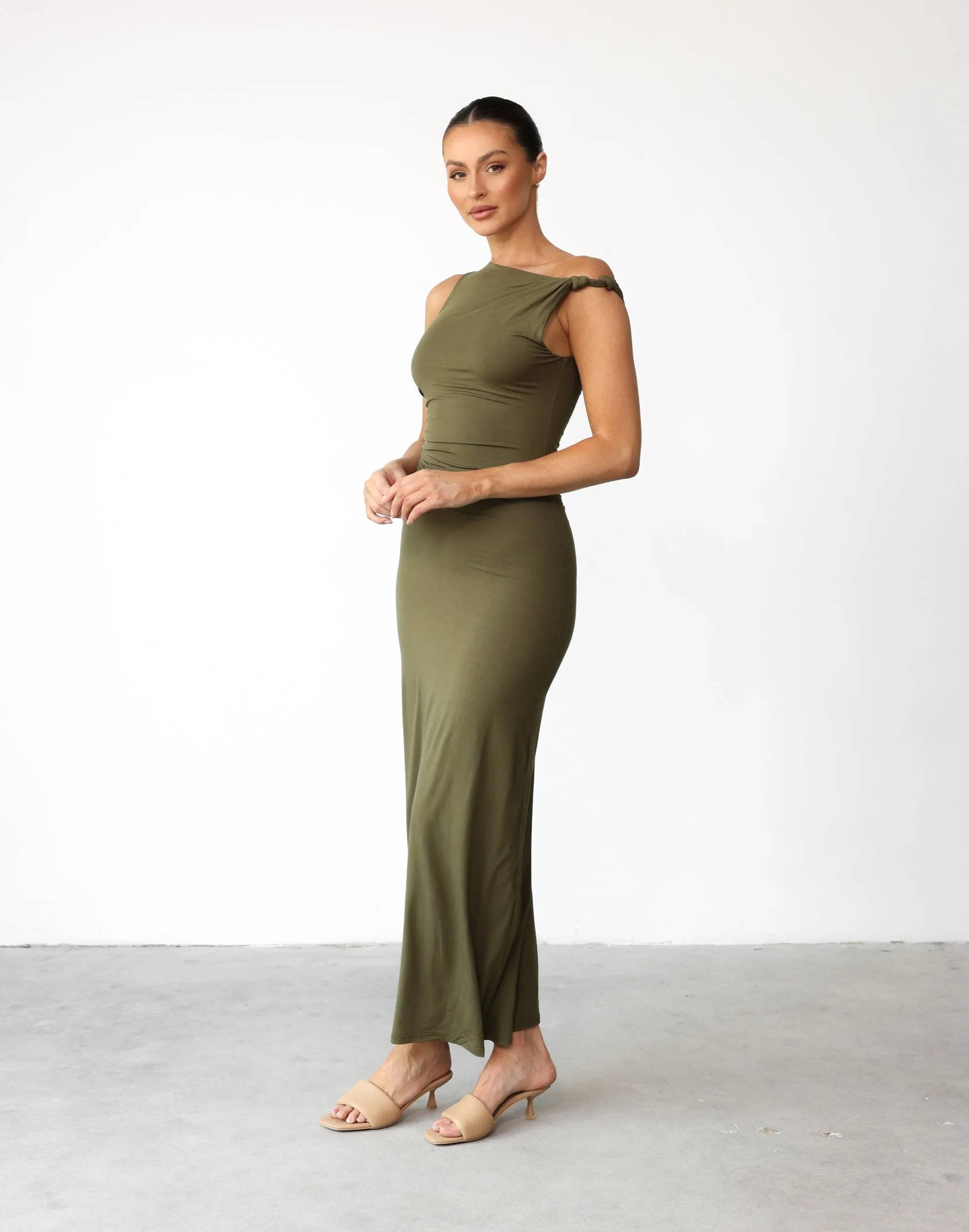Sahana Maxi Dress (Khaki) sold by Charcoal Clothing product image thumbnail 2