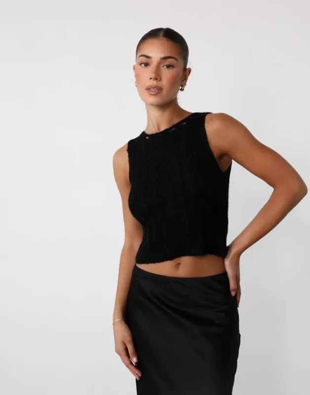 Azura Top (Black) sold by Charcoal Clothing