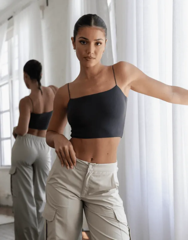 Tammy Crop Top (Charcoal) sold by Charcoal Clothing